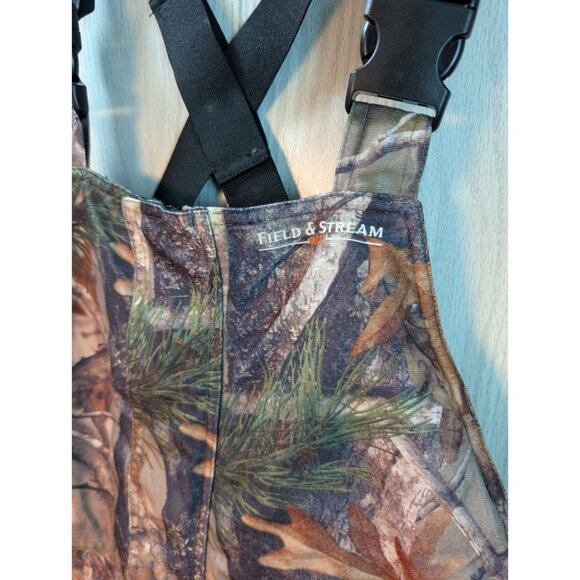 Field & Stream Bib Overalls Men 2XL Realtree Camo HydroProof Ultra Waterproof - Picture 4 of 10
